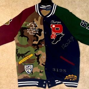 Vintage Polo Ralph Lauren Tiger Varsity Jacket RARE